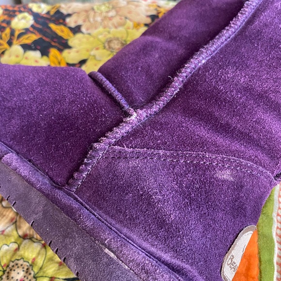 BearPaw Purple faux fur lined boots - Picture 10 of 14
